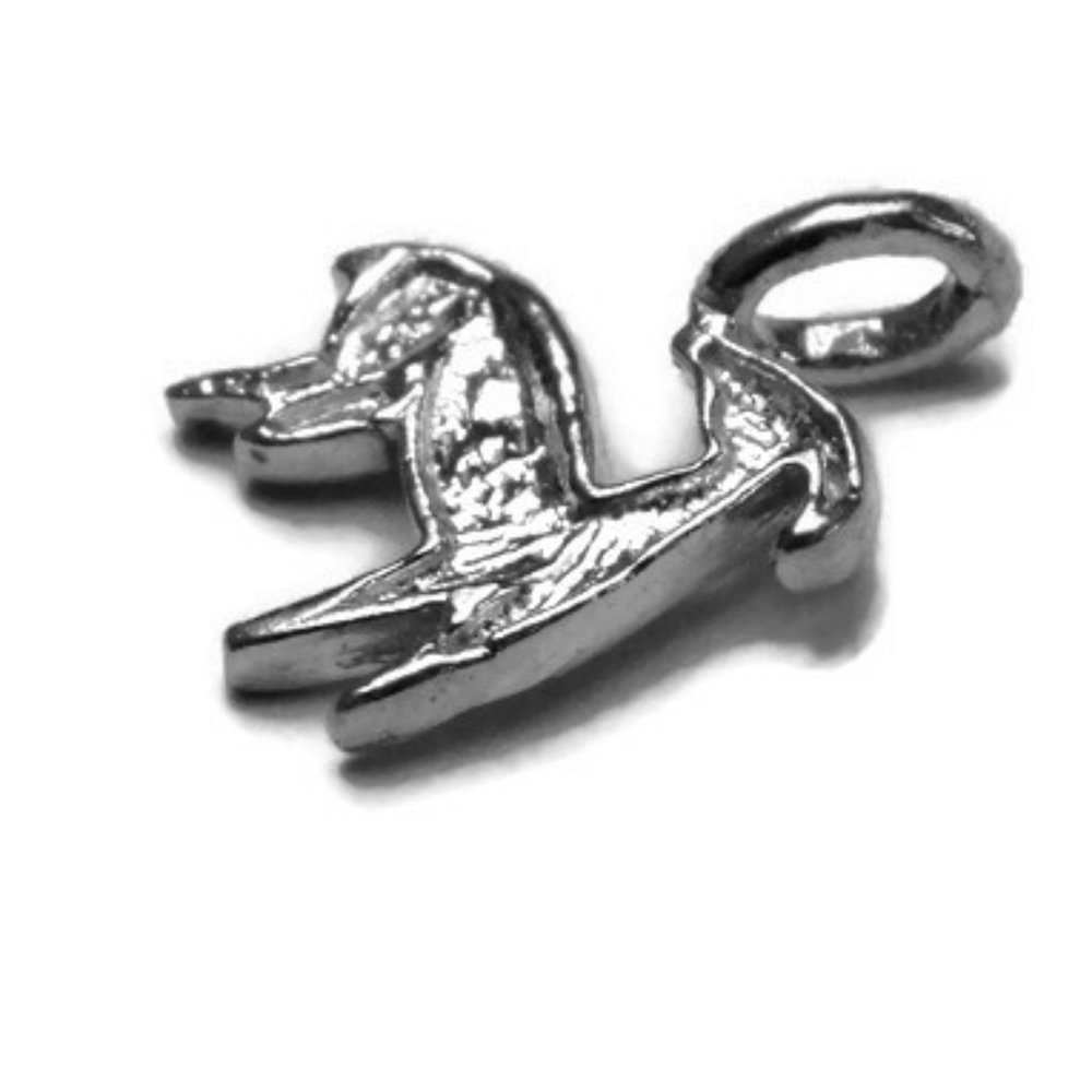 .925 Sterling Silver Zodiac Aries charm pendant - Picture 2 of 5